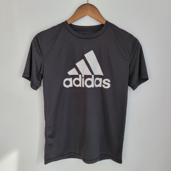 Adidas | Boy Youth Black Performance Tee - Picture 2 of 4